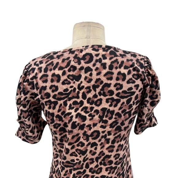 Generation Love Tiffany Classic Leopard Print T-Shirt‎ Mini Dress Size XXS - Picture 10 of 16